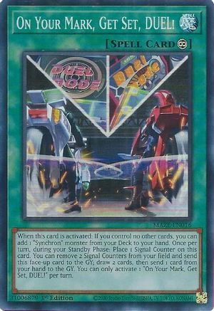 Image of On Your Mark, Get Set, DUEL! [MAZE-EN016] Super Rare