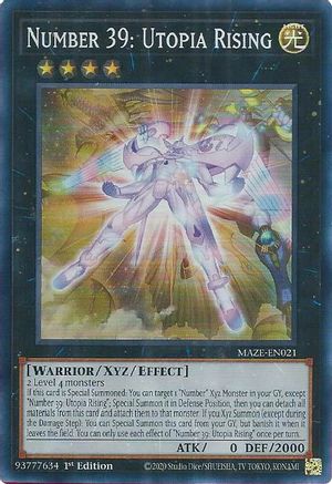 Image of Number 39: Utopia Rising [MAZE-EN021] Super Rare