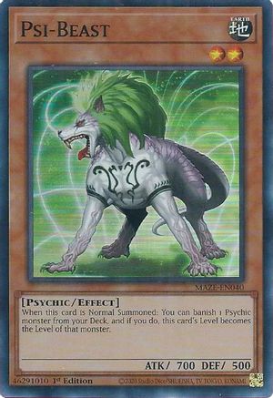 Image of Psi-Beast [MAZE-EN040] Super Rare