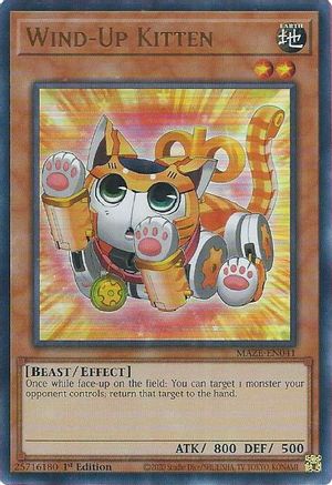 Image of Wind-Up Kitten [MAZE-EN041] Ultra Rare