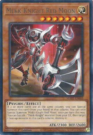 Image of Mekk-Knight Red Moon [MAZE-EN045] Rare