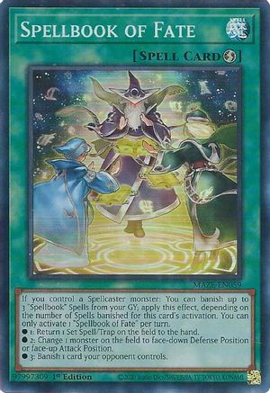 Image of Spellbook of Fate [MAZE-EN059] Super Rare