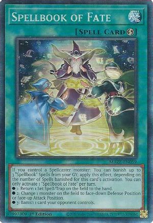 Image of Spellbook of Fate [MAZE-EN059] Collector's Rare
