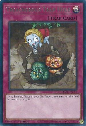 Image of Treacherous Trap Hole [MAZE-EN066] Rare