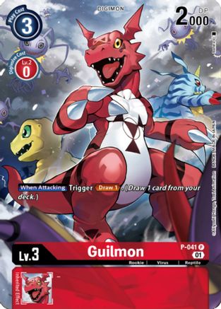 Image of Guilmon [P-041] (Digimon Royal Knights Card Set) [Promotional Cards]