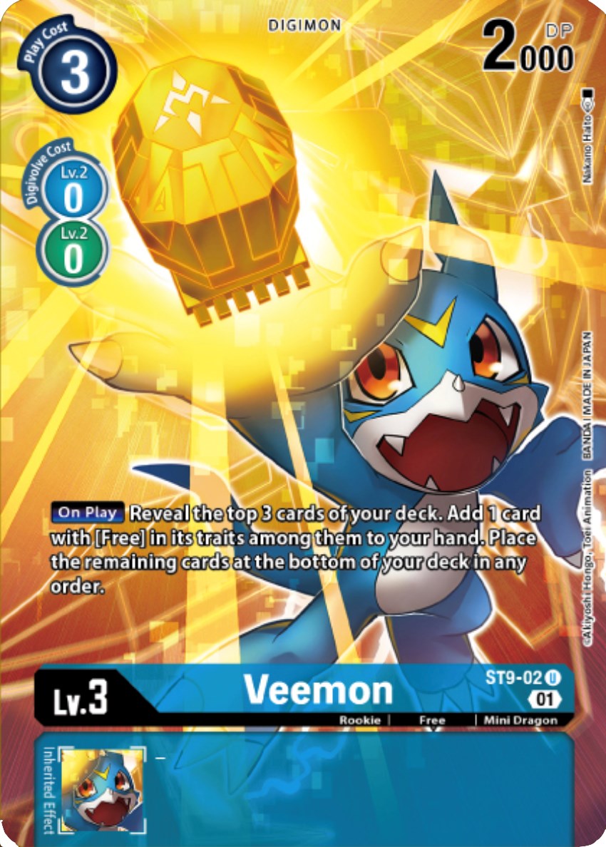 Image of Veemon [ST9-02] (Digimon Royal Knights Card Set) [Starter Deck: Ultimate Ancient Dragon Promos]