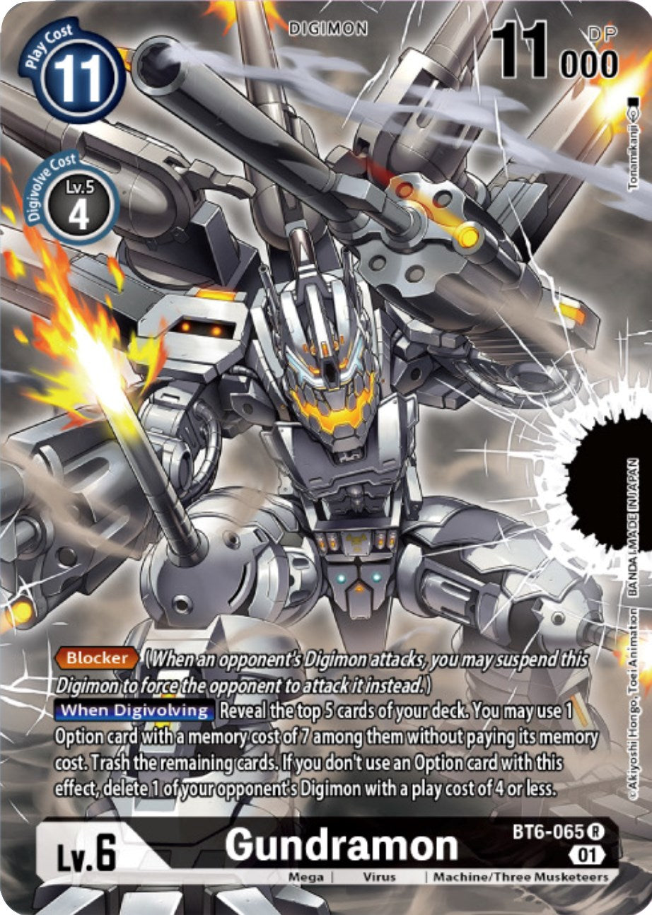 Image of Gundramon [BT6-065] (Digimon Card Game Deck Box Set) [Double Diamond Promos]