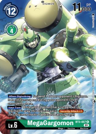 Image of MegaGargomon [BT3-057] (Digimon Card Game Deck Box Set) [Release Special Booster Promos]