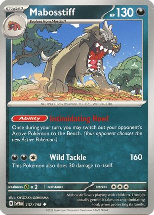 Image of Mabosstiff (137/198) [Scarlet & Violet: Base Set]