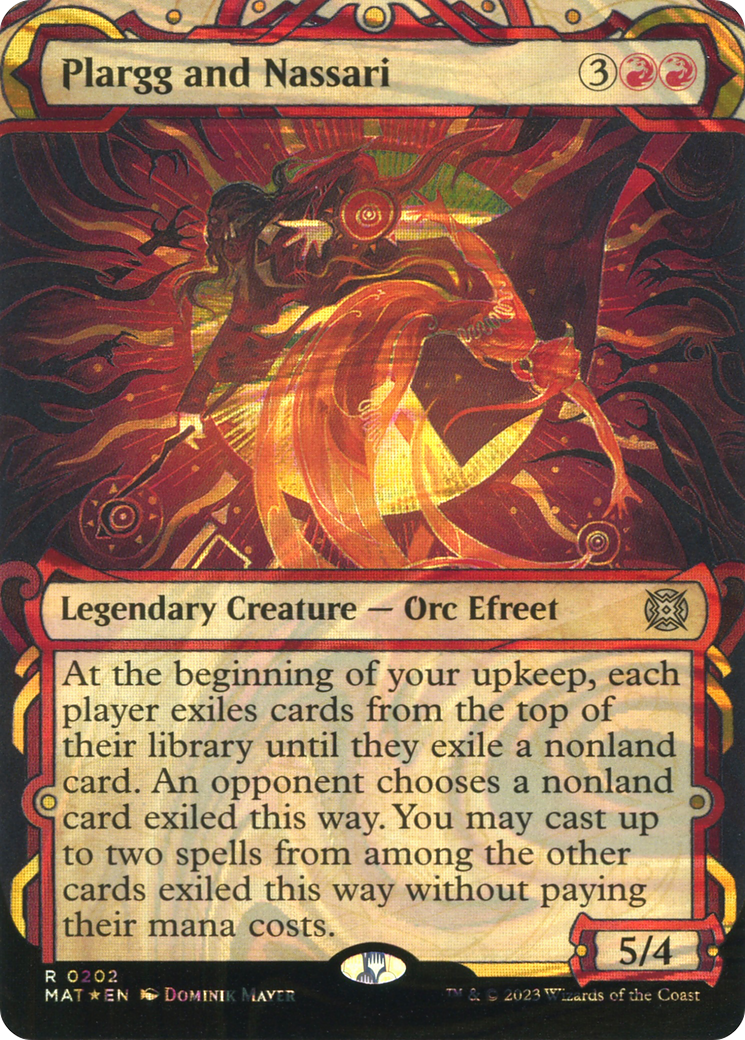Image of Plargg and Nassari (Showcase Halo Foil) [March of the Machine: The Aftermath]
