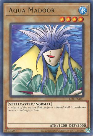 Image of Aqua Madoor (25th Anniversary) [LOB-EN027] Rare
