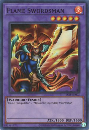 Image of Flame Swordsman (25th Anniversary) [LOB-EN003] Super Rare