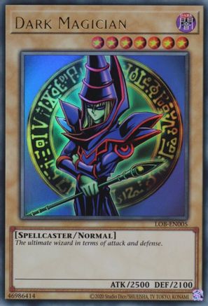 Image of Dark Magician (25th Anniversary) [LOB-EN005] Ultra Rare