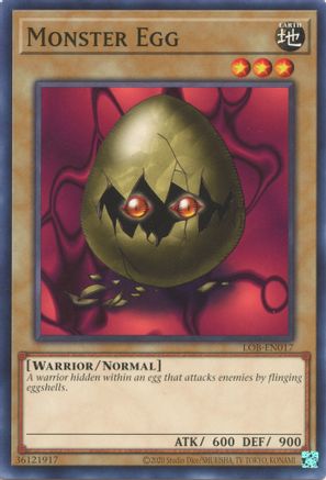Image of Monster Egg (25th Anniversary) [LOB-EN017] Common