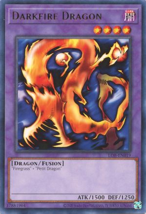 Image of Darkfire Dragon (25th Anniversary) [LOB-EN019] Rare