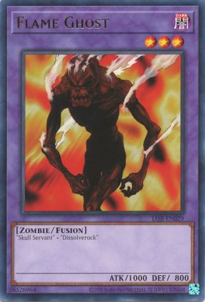 Image of Flame Ghost (25th Anniversary) [LOB-EN029] Rare