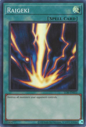 Image of Raigeki (25th Anniversary) [LOB-EN053] Super Rare