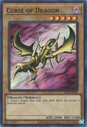 Image of Curse of Dragon (25th Anniversary) [LOB-EN066] Super Rare