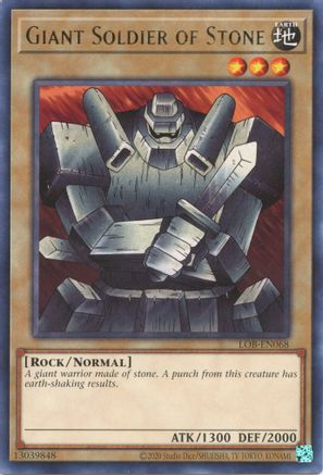 Image of Giant Soldier of Stone (25th Anniversary) [LOB-EN068] Rare