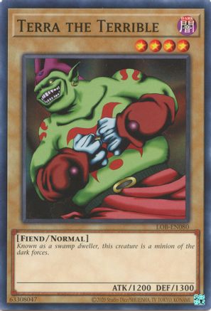 Image of Terra the Terrible (25th Anniversary) [LOB-EN080] Common
