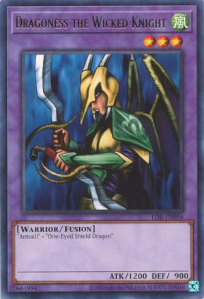 Image of Dragoness the Wicked Knight (25th Anniversary) [LOB-EN086] Rare