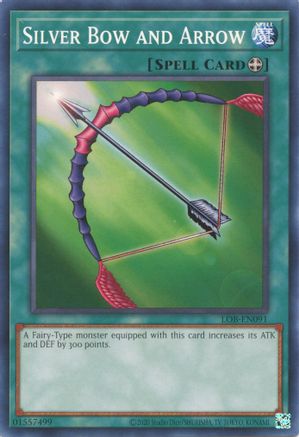 Image of Silver Bow and Arrow (25th Anniversary) [LOB-EN091] Common