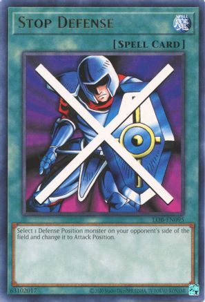 Image of Stop Defense (25th Anniversary) [LOB-EN095] Rare
