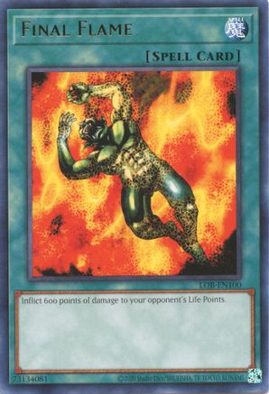 Image of Final Flame (25th Anniversary) [LOB-EN100] Rare