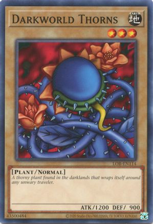 Image of Darkworld Thorns (25th Anniversary) [LOB-EN114] Common