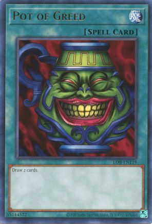 Image of Pot of Greed (25th Anniversary) [LOB-EN119] Rare