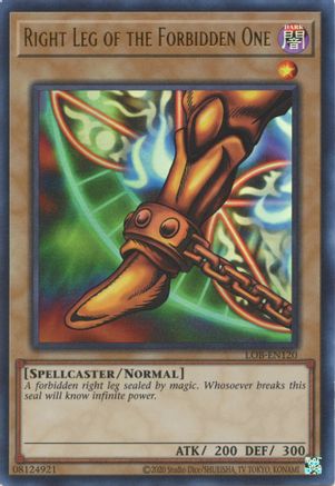 Image of Right Leg of the Forbidden One (25th Anniversary) [LOB-EN120] Ultra Rare