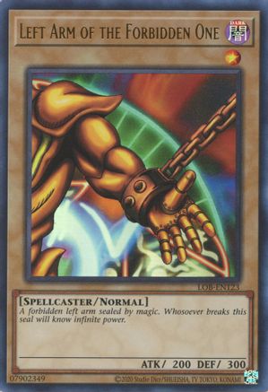 Image of Left Arm of the Forbidden One (25th Anniversary) [LOB-EN123] Ultra Rare