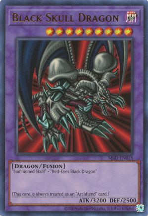 Image of Black Skull Dragon (25th Anniversary) [MRD-EN018] Ultra Rare
