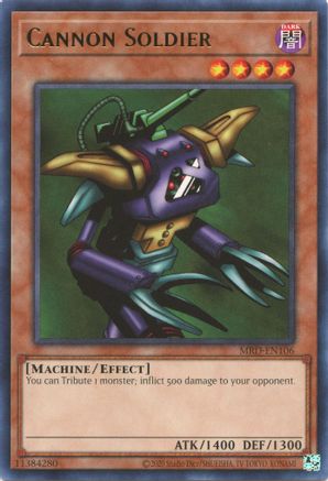 Image of Cannon Soldier (25th Anniversary) [MRD-EN106] Rare