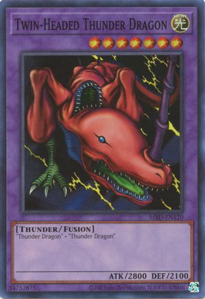 Image of Twin-Headed Thunder Dragon (25th Anniversary) [MRD-EN120] Super Rare