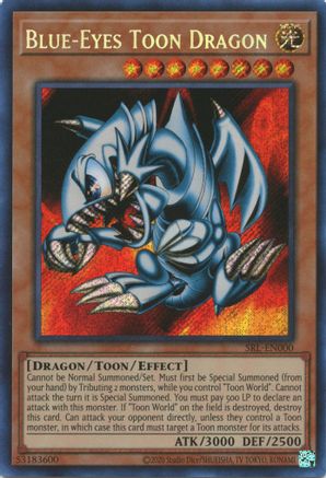 Image of Blue-Eyes Toon Dragon (25th Anniversary) [SRL-EN000] Secret Rare