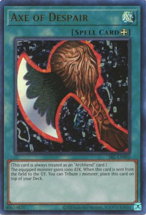 Image of Axe of Despair (25th Anniversary) [SRL-EN002] Ultra Rare