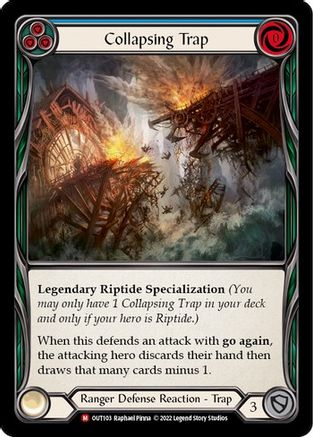 Image of Collapsing Trap [OUT103] (Outsiders)  Rainbow Foil