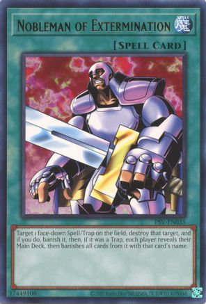 Image of Nobleman of Extermination (25th Anniversary) [PSV-EN035] Rare
