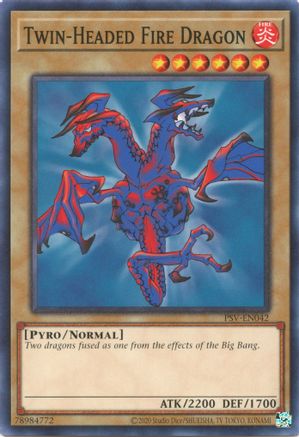 Image of Twin-Headed Fire Dragon (25th Anniversary) [PSV-EN042] Common