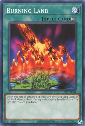Image of Burning Land (25th Anniversary) [PSV-EN061] Common