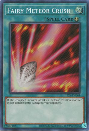 Image of Fairy Meteor Crush (25th Anniversary) [PSV-EN063] Super Rare