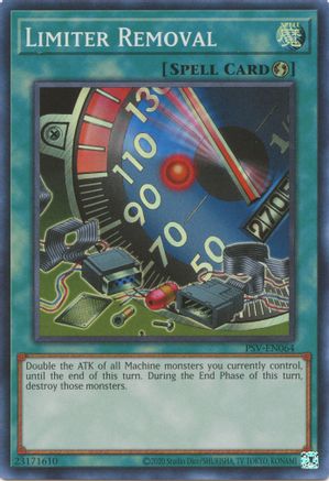 Image of Limiter Removal (25th Anniversary) [PSV-EN064] Super Rare