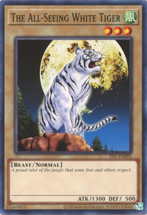 Image of The All-Seeing White Tiger (25th Anniversary) [PSV-EN093] Common