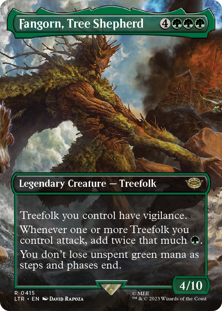 Image of Fangorn, Tree Shepherd (Borderless Alternate Art) [The Lord of the Rings: Tales of Middle-Earth]