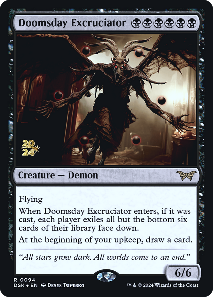Image of Doomsday Excruciator [Duskmourn: House of Horror Prerelease Promos]