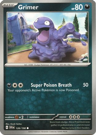 Image of Grimer (126/198) [Scarlet & Violet: Base Set]