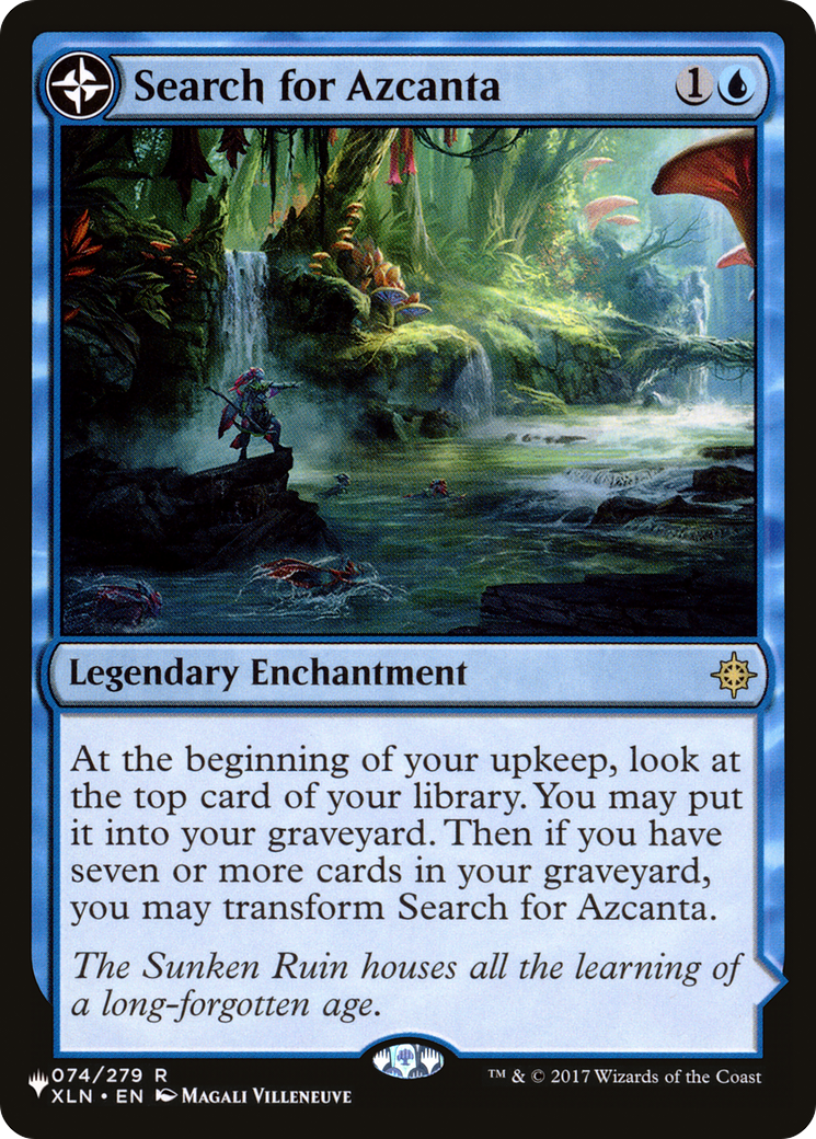 Image of Search for Azcanta // Azcanta, the Sunken Ruin [Secret Lair: From Cute to Brute]