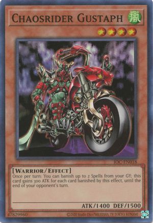Image of Chaosrider Gustaph (25th Anniversary) [IOC-EN018] Super Rare