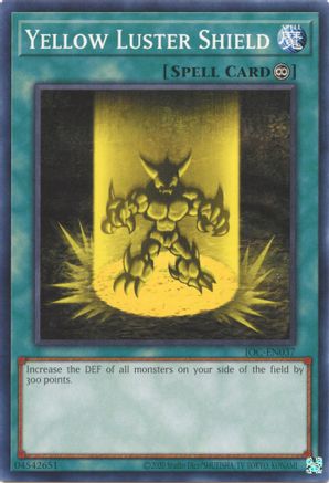 Image of Yellow Luster Shield (25th Anniversary) [IOC-EN037] Common